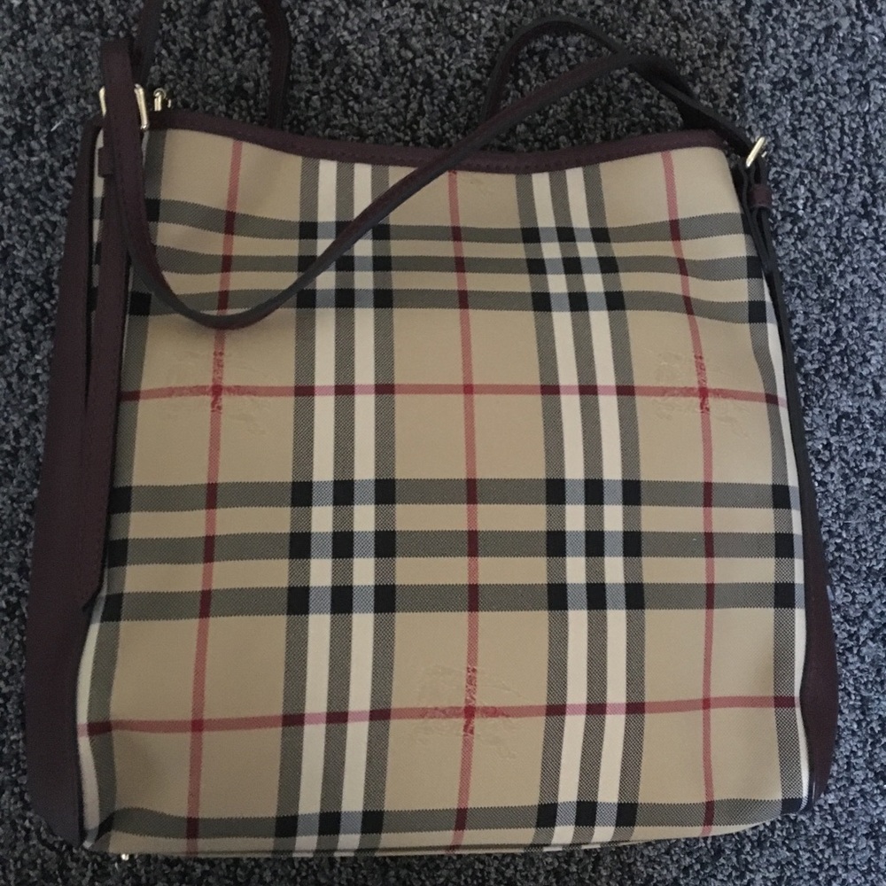 Burberry The Samll Canter Horseferry Check Tote